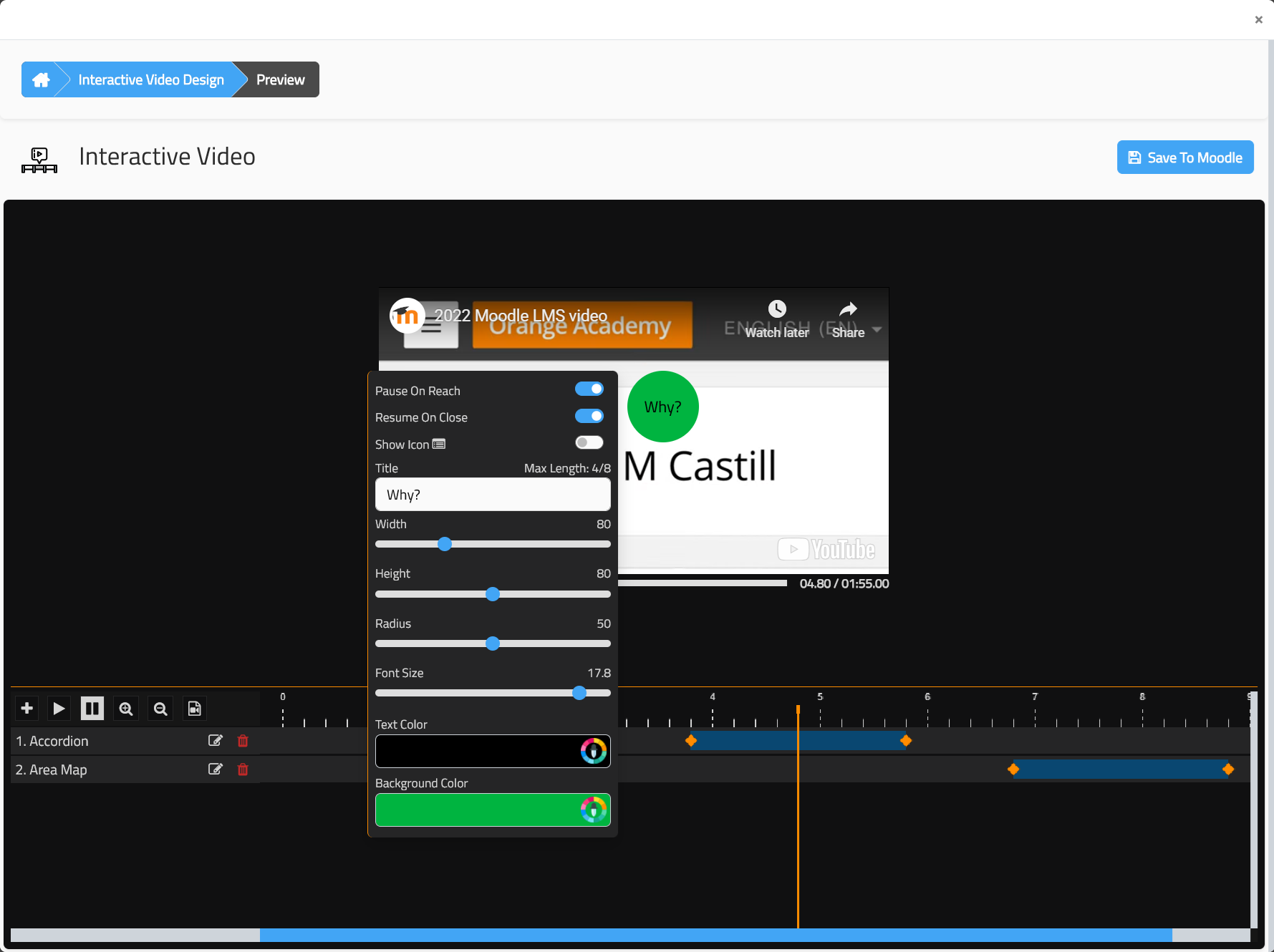 Interactive Widget - Dynamic Content